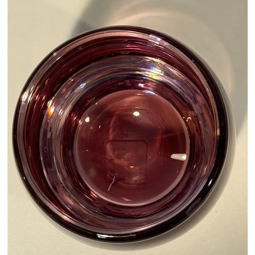 Crate & Barrel Purple Votive